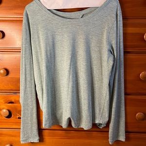 lululemon aqua blue long sleeve tee